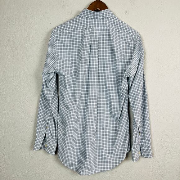 Vineyard Vines Button Up Slim Fit Tucker Shirt Long Sleeve White Grey - XS - Picture 4 of 4